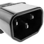 Cable eléctrico alta calidad 3x1.5mm² IEC60320 C19-hembra a C14-macho 1.8m - FA07100 - 02