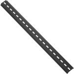 Pack de 3 carriles DIN color negro de 400mm perforado raíl de 25x5mm - MF08300 - 04