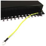 Patch panel rack 24 RJ45 Cat.6 FTP 1U negro - RD04400 - 04
