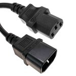 Cable de alimentación eléctrico IEC-60320 C13 a C14 de 3m - CH02200 - 01