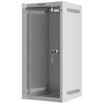 Armario Rack mural 10" 12U F310 280x310x603mm pared desmontado DIY blanco Lanberg - TR18100 - 05