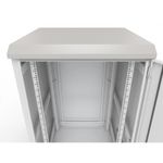 Armario rack 19" para exterior IP55 de 22U en acero inoxidable blanco MobiRack GO 600x600x1070 mm - WX17600 - 06