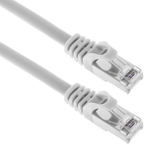 Cable de red ethernet Cat. 6a FTP de 5 m de color blanco