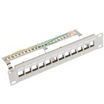 Patch panel configurable 10" de 12 puertos FTP 1U blanco Lanberg - RD14700 - 01