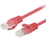 Cable de red ethernet Cat. 6 UTP de 0,25 m de color rojo PCU6-10CC-0025-R - RJ20000 - 01