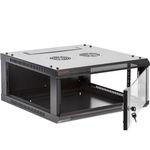 Armario rack mural 19" 4U 600x450x280mm pared SOHORack GO montado - WK01100 - 02