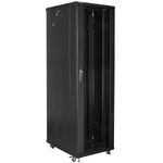 Armario Rack 19" de pie 42U F1000 600x1000x2047mm negro Lanberg - WL55900 - 01