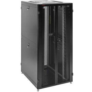 Armario rack 19" de pie 47U 800x1000x2250mm puerta perforada MobiRack DIY desmontado negro