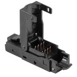 Conector de red RJ-45 macho derecho Cat6 negro de Lanberg PLU-6000TL - RH11100 - 02