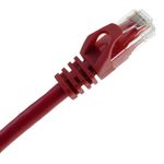 Cable de red ethernet Cat. 6a UTP de 5 m de color rojo - LJ00700 - 04