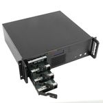 Caja rack 19" IPC microATX ATX 3U 2x5.25" 5x3.5" fondo 400mm - CK02600 - 03