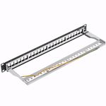 Patch panel FTP para rack 19 para 24 keystone 110 con peine - RP08200 - 03