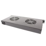Kit ventilación para armario rack 19" 1U de 2 ventiladores de 120mm - RackMatic - RK06200 - 02