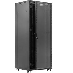 Armario rack 19" de pie 42U 800x800x2000mm negro MobiRack GO montado