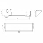 Estructura rack mural 19" de 2U vertical de pared o bajo escritorio - RR05100 - 04