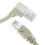 Cable de red de categoría 6 Cat.6 RJ45 acodado-recto FTP 24AWG LAN de 2 m - RJ09800 - 04