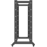 Armario Rack abierto 19" 32U F800 600x800x1694mm desmontado DIY negro Lanberg - WL58200 - 02