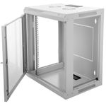 Armario rack mural 19'' 15U 600x450x772 mm de pared SOHORack de RackMatic de color blanco RAL 9035 - WR41500 - 03