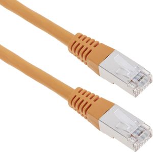Cable de red ethernet Cat. 6 FTP de 0,5 m de color naranja