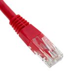 Cable de red ethernet Cat. 6 UTP de 0,5 m de color rojo - RJ00200 - 05