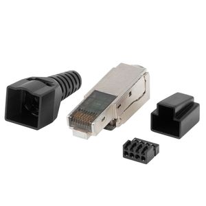 Conector Lanberg RJ45 CAT.6 FTP 8P8C sin herramientas plata PLS-6000TL