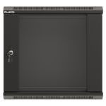 Armario rack mural 19'' 9U 540x350x500mm negro pared desmontado DIY Lanberg - WN11200 - 02