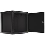 Armario Rack mural 19" 12U F600 600x600x645mm pared desmontado DIY negro Lanberg - WK35200 - 03