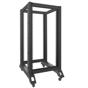 Armario Rack abierto 19" 22U F800 600x800x1250mm desmontado DIY negro Lanberg