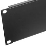 Panel ciego de 2U para armario rack 19" Tapa negra - RM02200 - 02