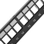 Patch panel FTP para rack 19 para 24 keystone 110 con peine - RP08200 - 08