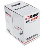 Bobina de cable de red ethernet Cat. 6 FTP CCA de 100 m rígido de color rojo - LQ00400 - 02
