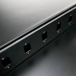 Patch Panel de fibra óptica 1U negro extraíble de 12 SC - FQ02100 - 06