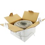 Bobina de cable de red ethernet Cat. 6 FTP de 305 m rígido de color gris - LM07200 - 03