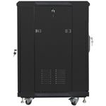 Armario Rack 19" de pie 15U F600 600x600x848mm negro Lanberg - WL50100 - 03