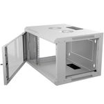 Armario Rack 19" Mural 6U 600x450x370mm Gris Claro RAL 7035 SOHOrack - WR01200 - 03