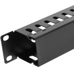 Panel guíacables para armario rack 19" 1U para gestión de cables 45mm - RM03300 - 04