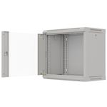 Armario rack mural 19'' 9U 540x350x500mm blanco pared desmontado DIY Lanberg - WN11500 - 06