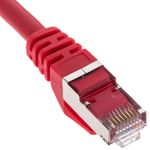 Cable de red ethernet Cat. 6a FTP de 0,5 m de color rojo - LJ20200 - 02