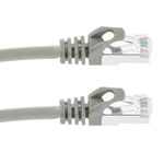 Cable de red ethernet Cat. 6a SFTP de 2 m de color gris - RU06400 - 04
