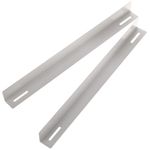 Guías laterales fijas de soporte para armario rack 19 blanco 550mm - WT02300 - 03