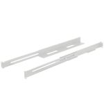 Guías laterales rack 19" 1U ajustables de fondo 397mm hasta 680mm 90Kg blanco - RB01600 - 03