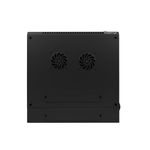 Armario Rack mural 19" 9U F600 600x600x507mm pared desmontado DIY negro Lanberg - WK34400 - 04