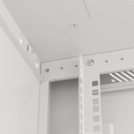 Armario Rack mural 19" 9U F600 600x600x512mm pared desmontado DIY blanco Lanberg - WK36900 - 07