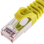 Cable de red ethernet Cat. 6a FTP de 0,5 m de color amarillo - LJ23200 - 06