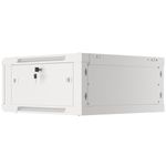 Armario Rack mural 19" 4U F600 600x600x277mm pared desmontado DIY blanco Lanberg - WK36300 - 04