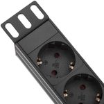 Regleta de enchufes rack 10" con 3 schuko - RE07100 - 08