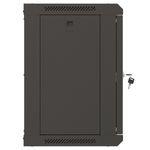 Armario rack mural 19'' 9U 540x350x500mm negro pared desmontado DIY Lanberg - WN11200 - 04