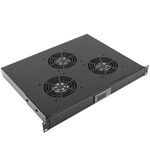 Kit de ventilación con termostato para armario rack 19" de 3 ventiladores de 120mm - RK07300 - 01