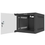 Armario Rack mural 10" 4U F310 280x310x247mm pared desmontado DIY negro Lanberg - TR18500 - 02