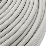 Bobina de cable de red ethernet Cat. 6 UTP de 100 m rígido de color gris - LM06100 - 07